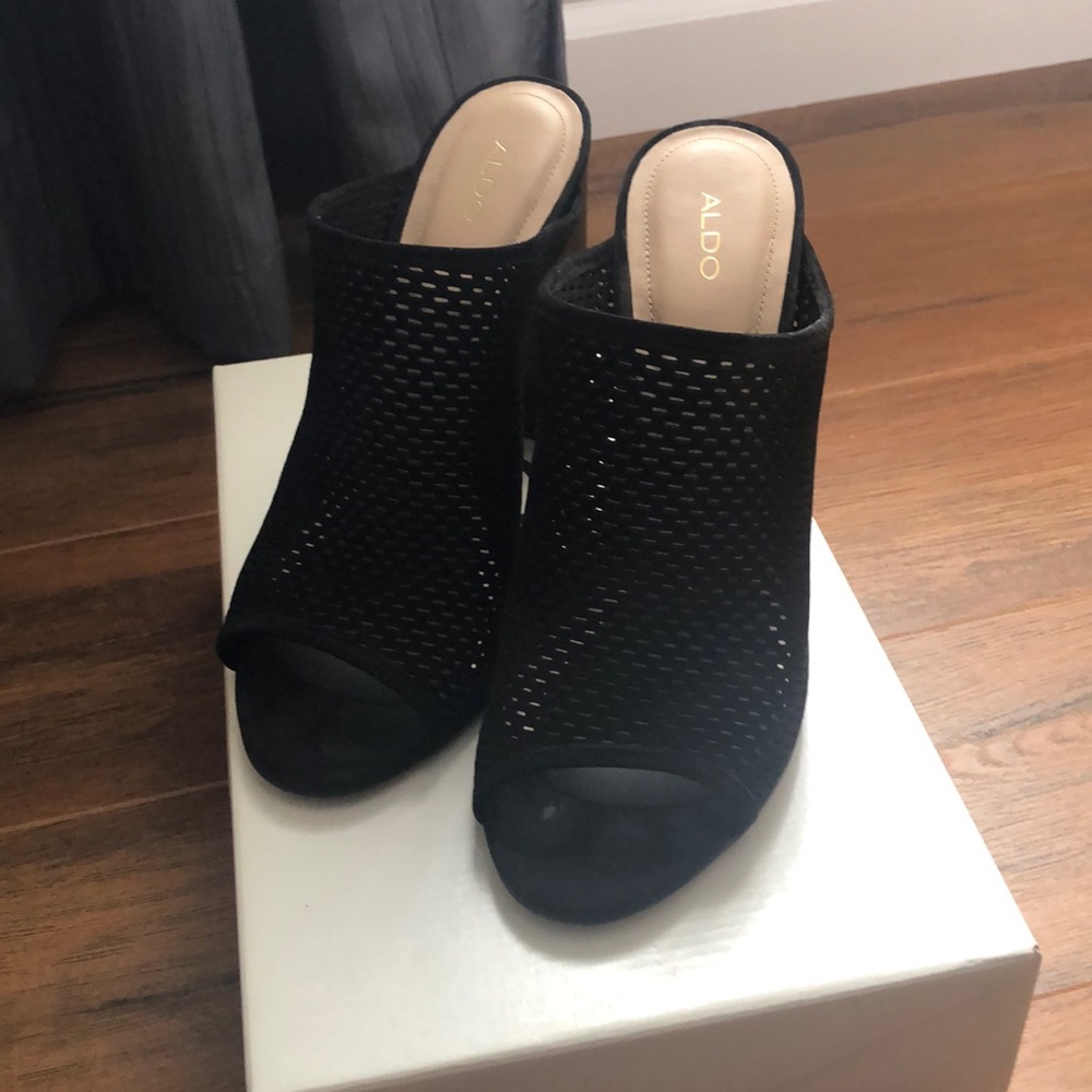 Aldo heeled mules